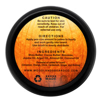 Halloween Beard Balm - Pumpkin Spice Scent with Nutmeg, Cinnamon, Clove, Cardamom, Orange and Ginger