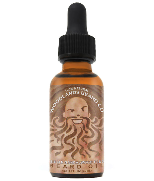 Genuine Indian Sandalwood Beard Oil - Santalum Album - Option to Add Essential Oil for a Custom Scent